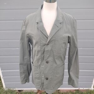 Huckberry Relwen Flyweight Flex Olive Jacket Unstructured Blazer Size Small